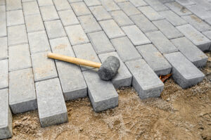 Rocks used for landscaping